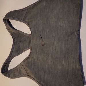 COPY - Nike women's medium dark gray dri-fit sports bra